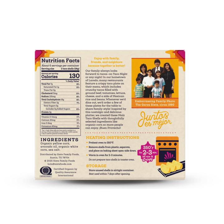 Maíz Corn Taco Shells