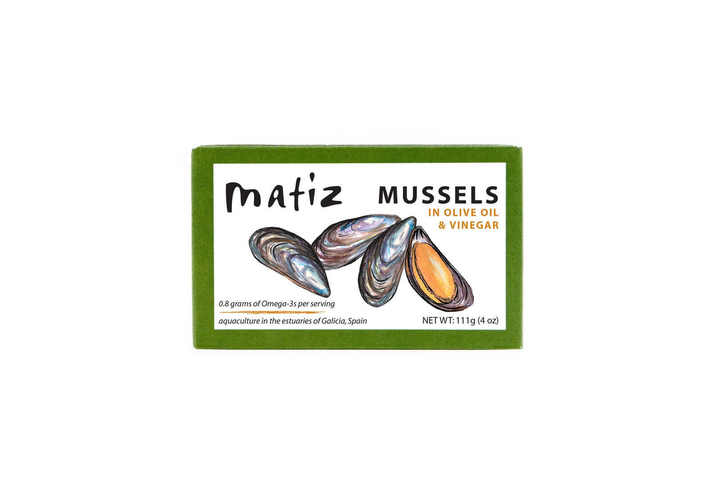 Matiz Canned Mussels in EVOO- 4oz