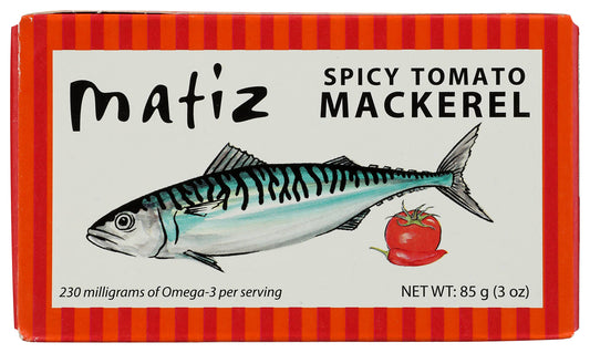 Matiz Canned Spicy Tomato Mackerel - 3 oz tin