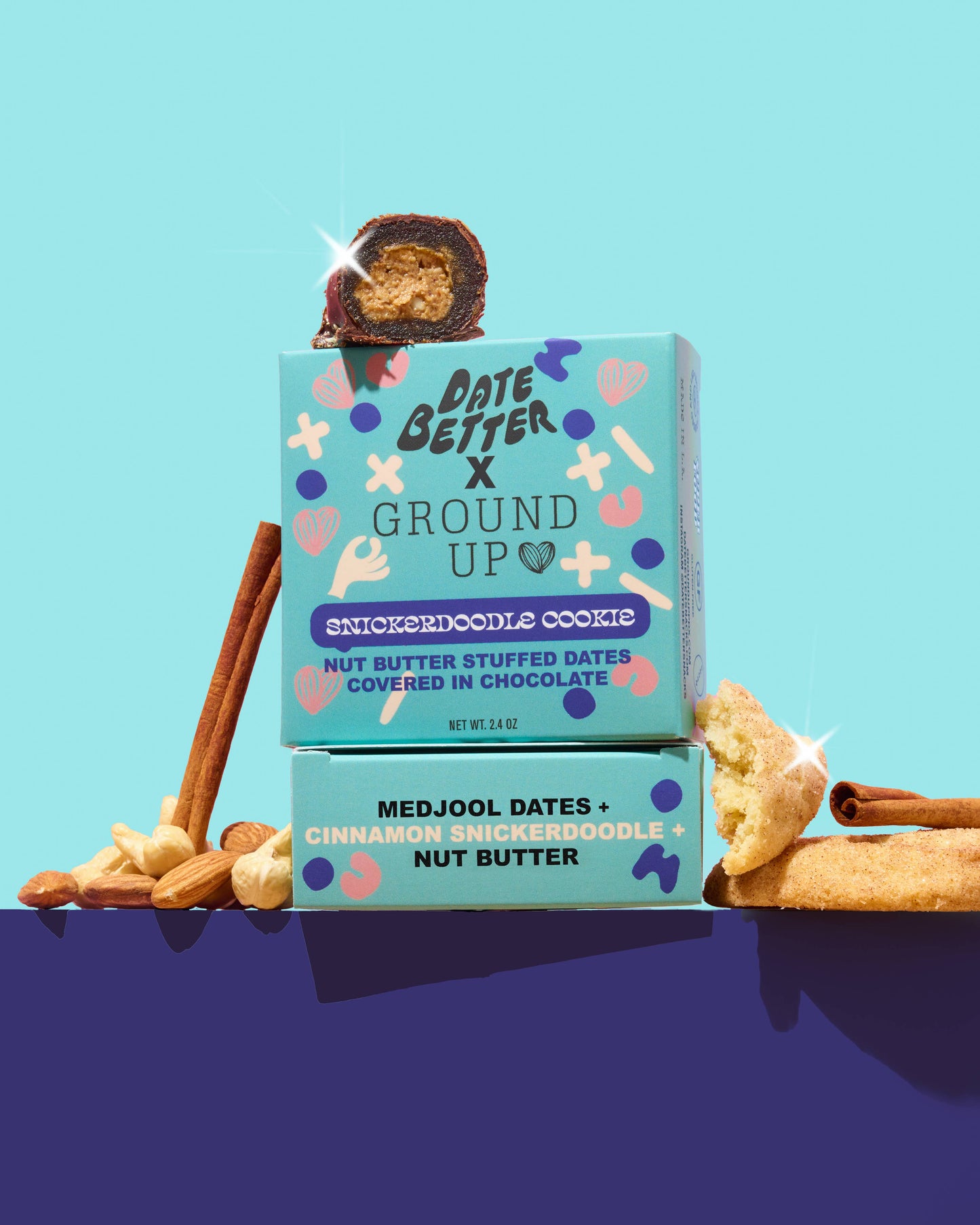 Snickerdoodle Cookie Chocolate Covered Dates