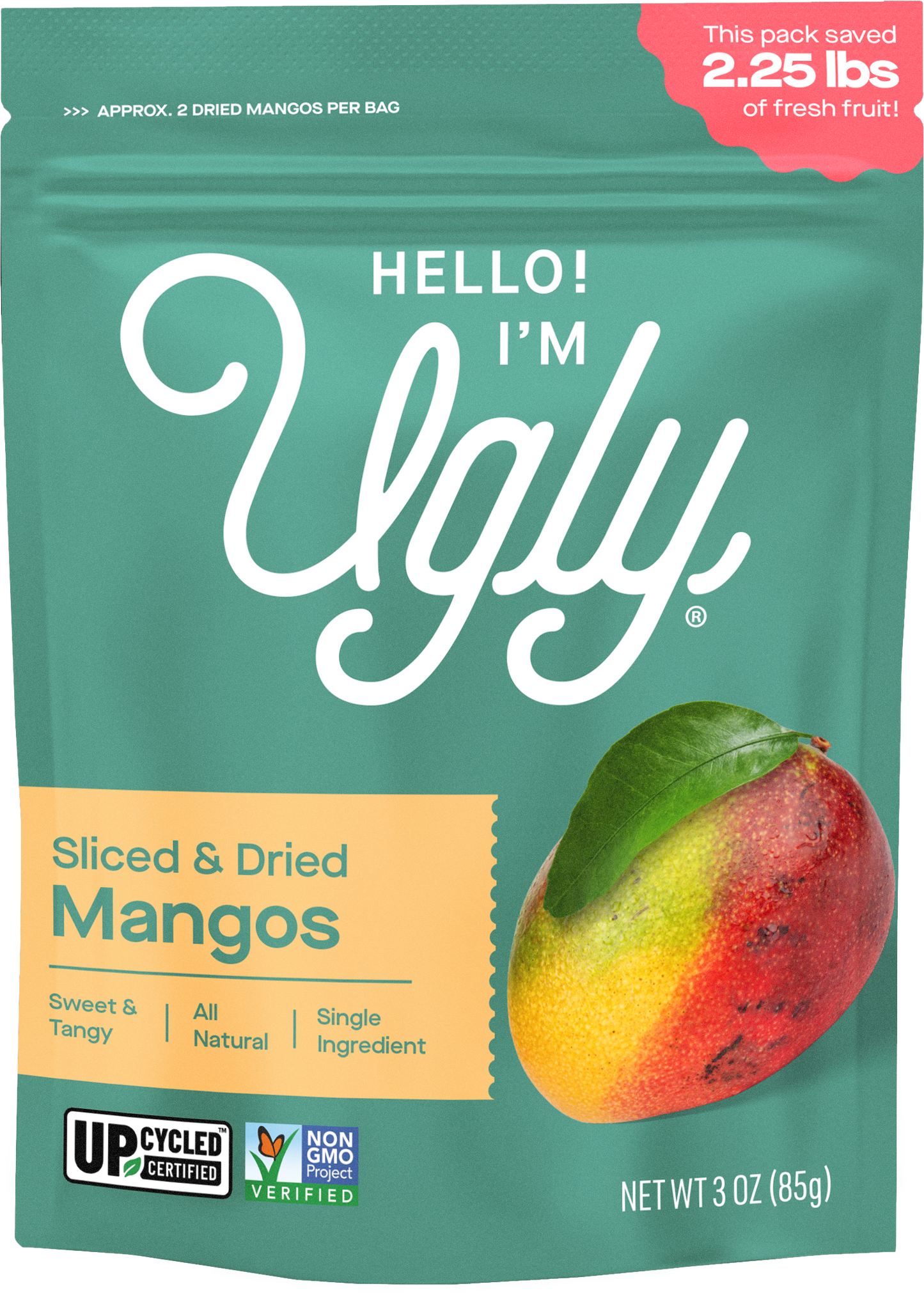 3oz Dried & Sliced Mangos