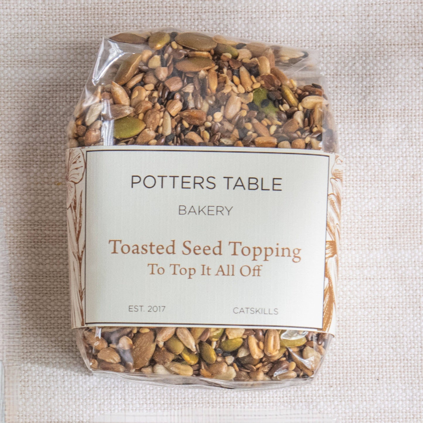 Top it All Off: Seeded Topping, Potters Table