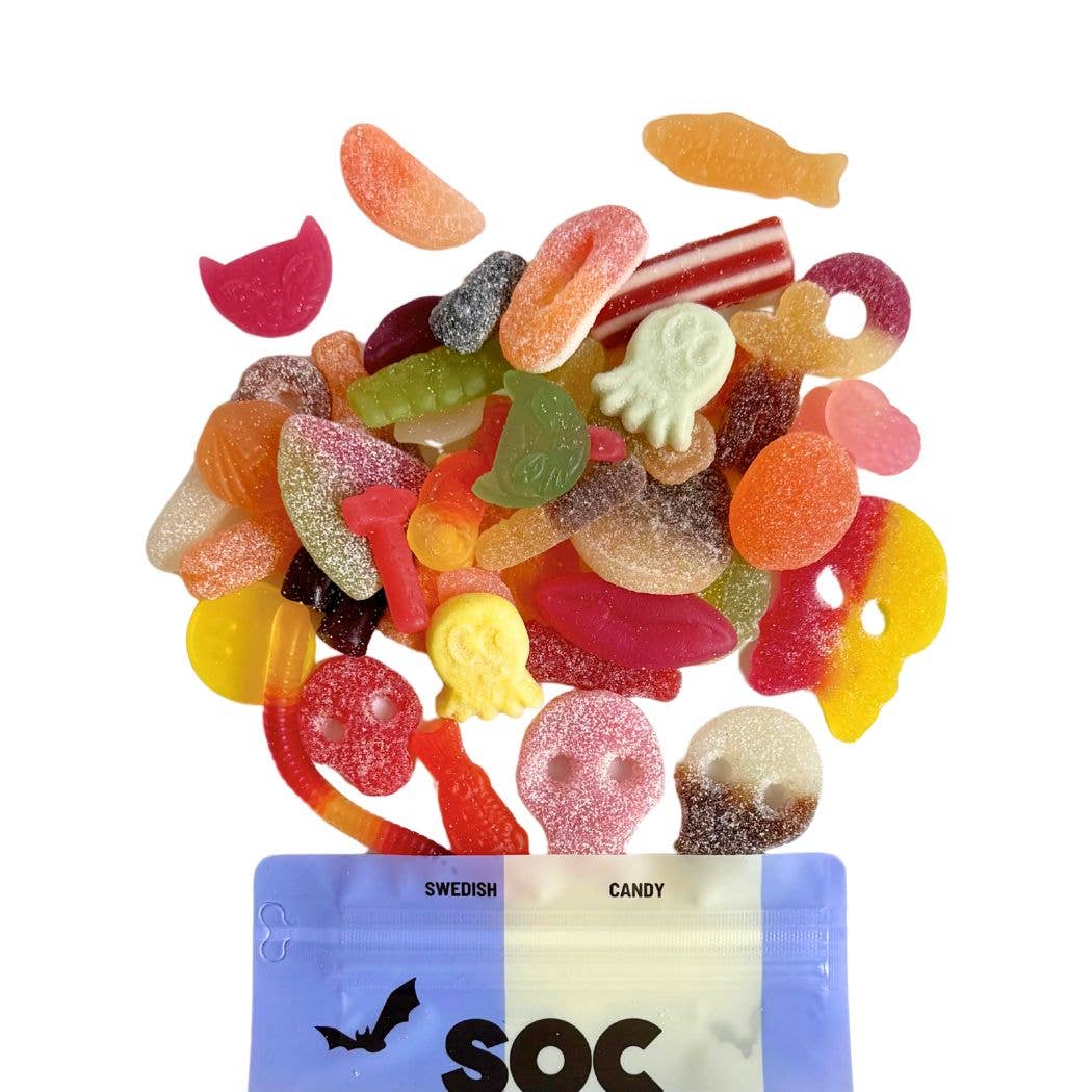 Sockerbit - Spooky Gummy Mix Swedish Candy Bag